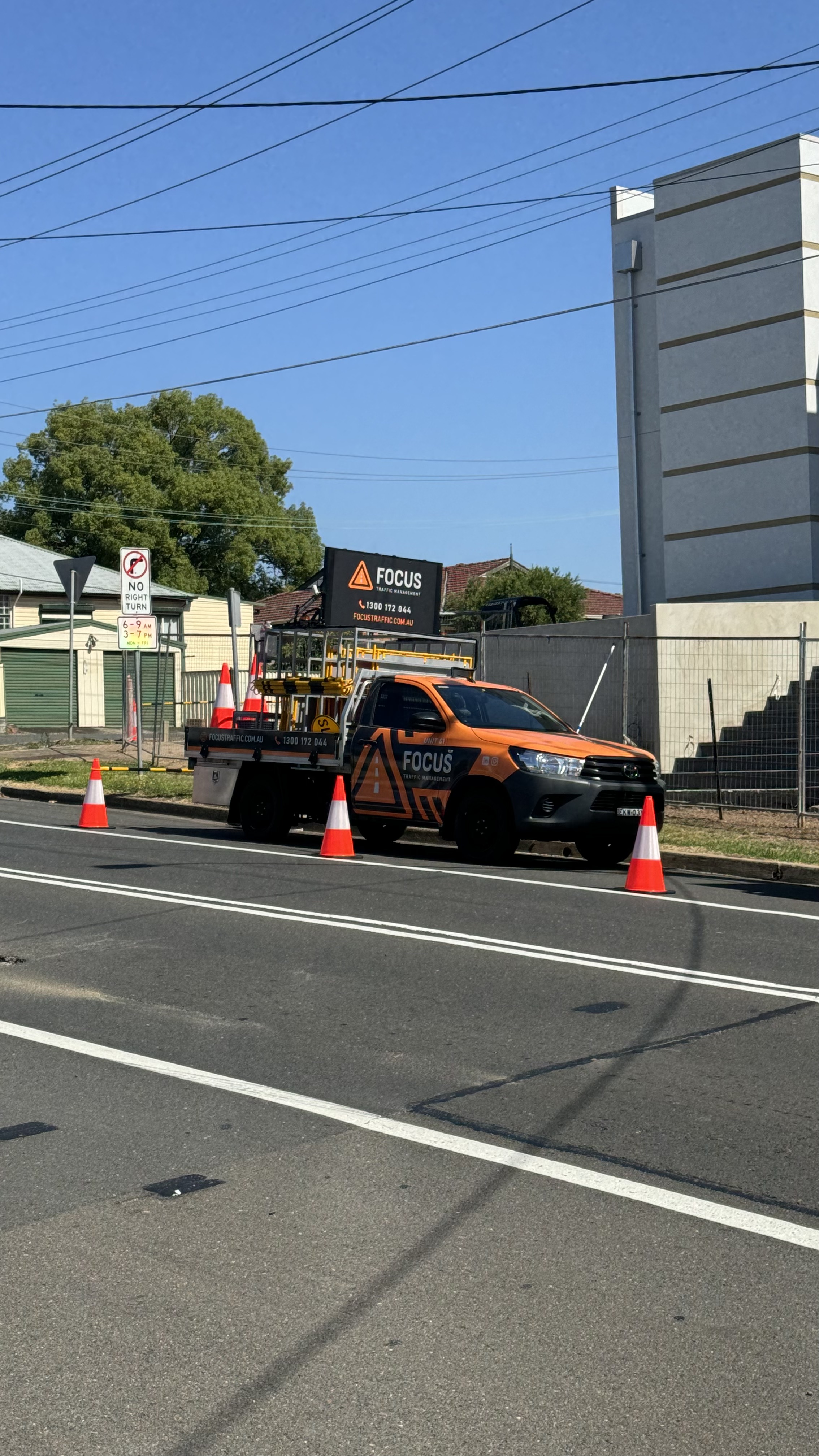 Traffic management team at work